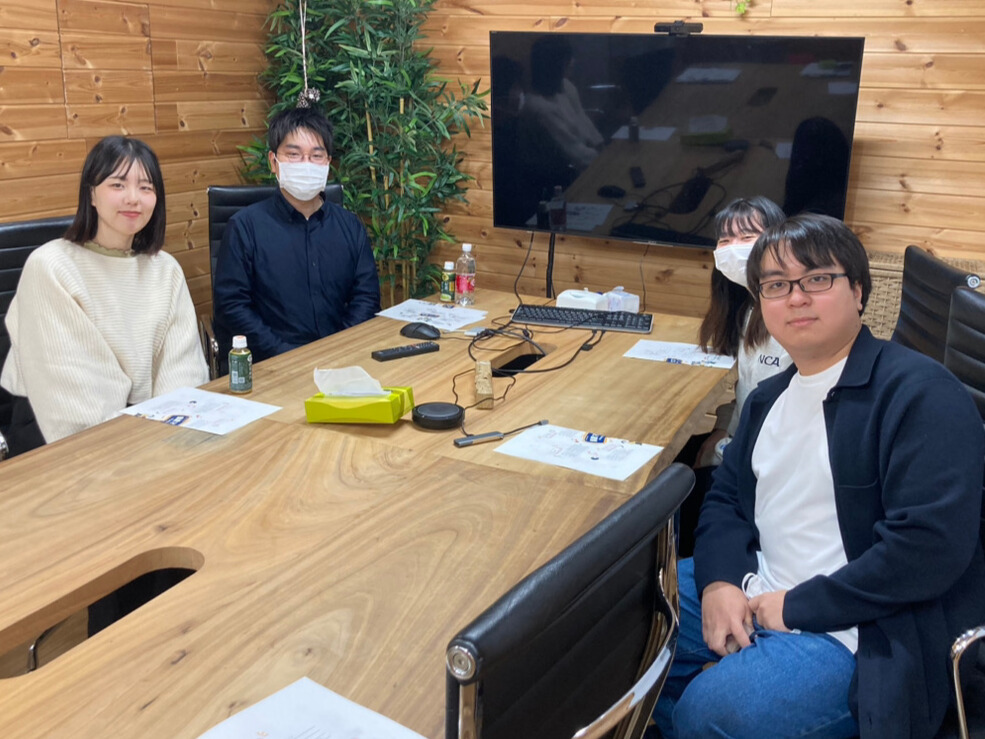 内定者の集合写真